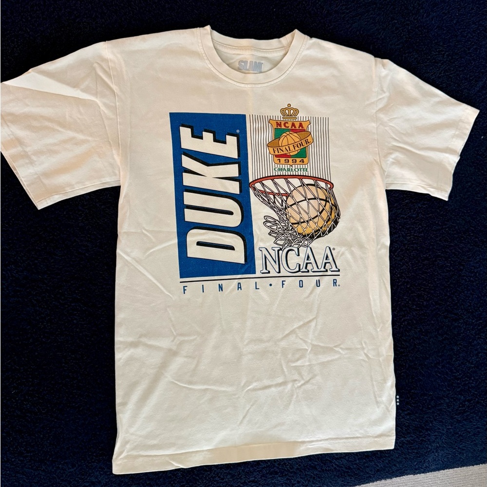 Duke NCAA Final Four Graphic Short Sleeve Tee - White/Blue